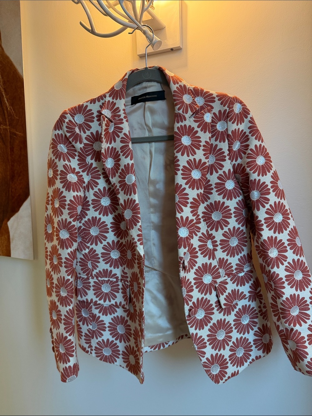 Maurizio Massimino - rusty pink & Cream/silver